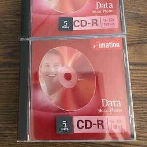 🎄Imation CD-R  data music photos 10 discs